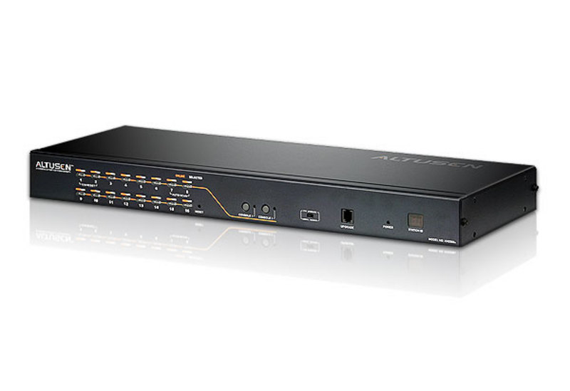 KH2516A  16-Port Dual Console Cat 5 KVM Switch with USB Peripheral Support, Broadcast Mode, Daisy Chain (USB - PS/2 VGA)