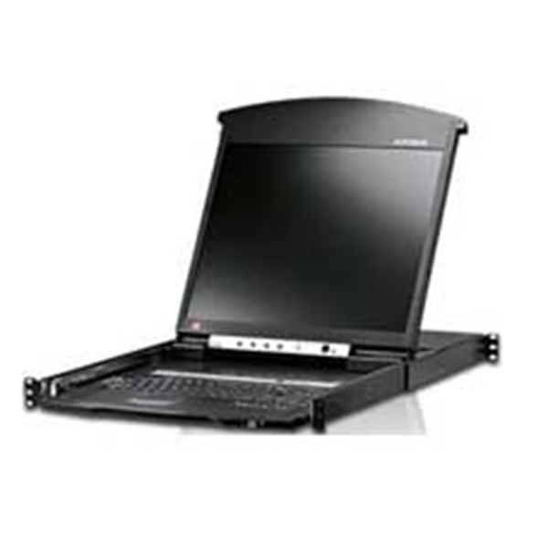 KL1508AIN  8-Port Cat 5 Dual Rail 19" LCD KVM over IP Switch with USB P
