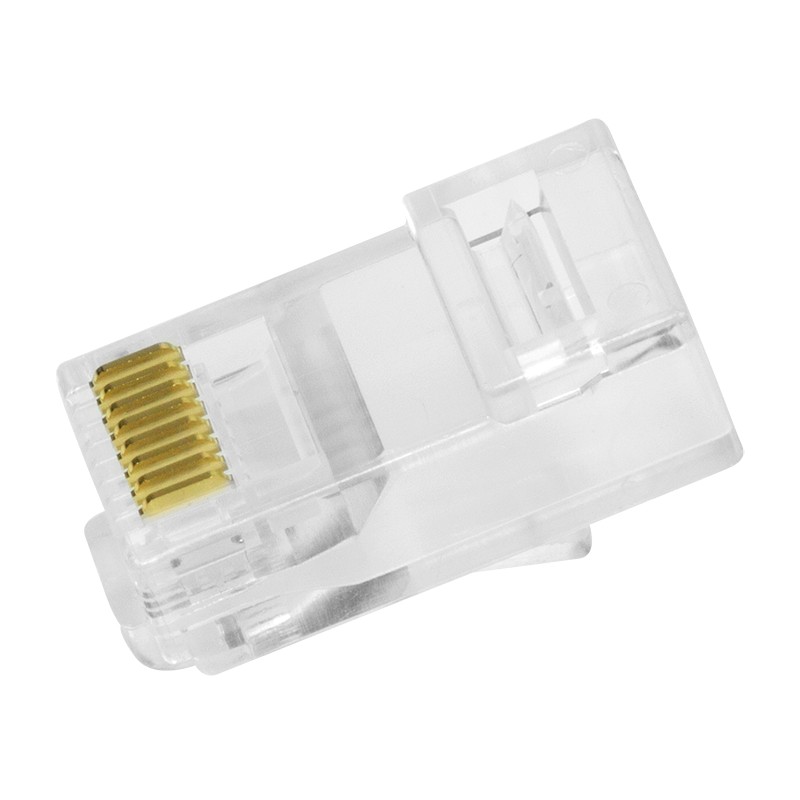 MP0027  Conector RJ45 Cat 6 UTP  pass through Logilink     (PRECIO 50 UNIDADES)