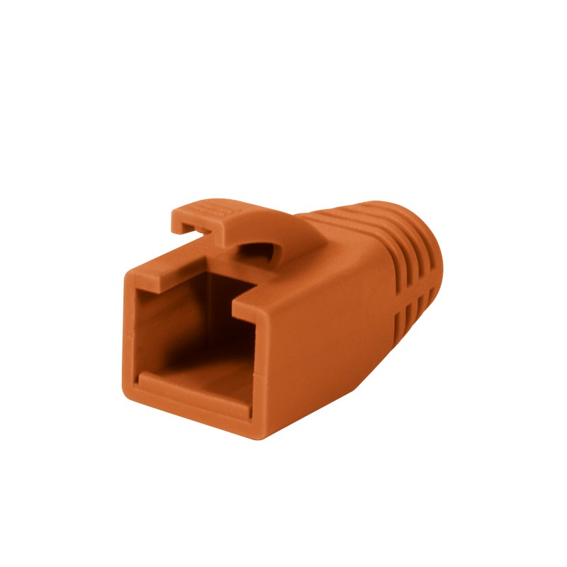 MP0035O  Capuchón RJ45 Naranja Ø8mm LOGILINK  (PRECIO 50 UNIDADES )