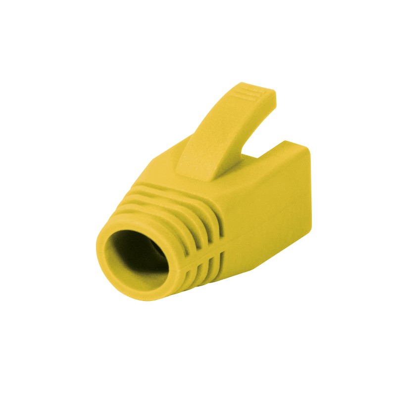 MP0035Y  Capuchón RJ45 Amarillo Ø8mm LOGILINK  (PRECIO 50 UNIDADES )