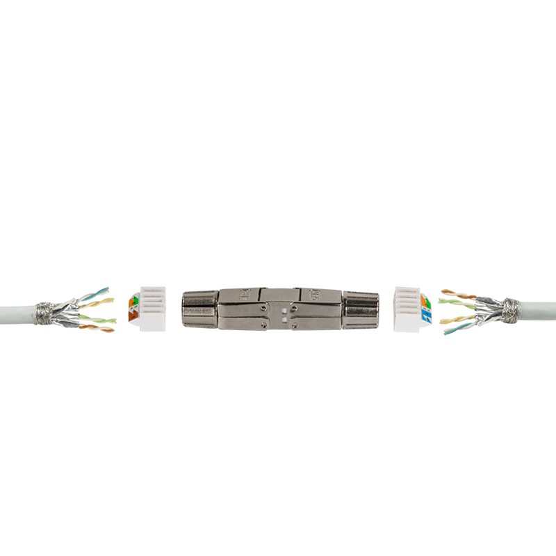 MP0057  Empalmador de Cable Cat.7A CAT.7 y CAT6A, blindado,Sin Herramiantas Logilink