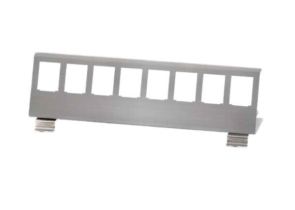 MP0075  Unidad de sujeccion en carril DIN para 8xKeystone Logilink