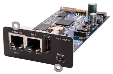 NET-VISION8CARD  Adaptador de red para supervisar y controlar remotamente