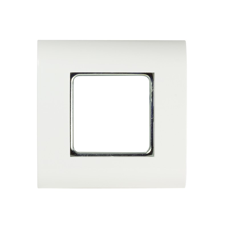 NF0002  Placa 80x80 Con ventana de 45x45 mm Blanco Logilink