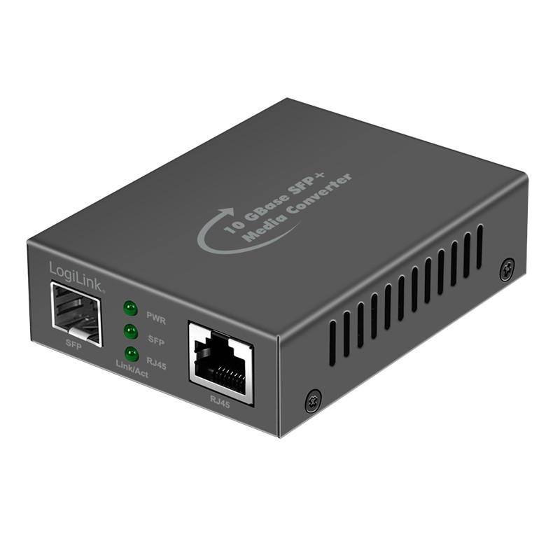 NMC003  Convertidor de medios de 10 Gigabit  RJ45 to 10G SFP+