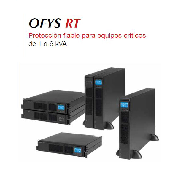 OFYS-RT-U06-K  SAI   6000VA 4800W Online SOCOMEC OFYS RT