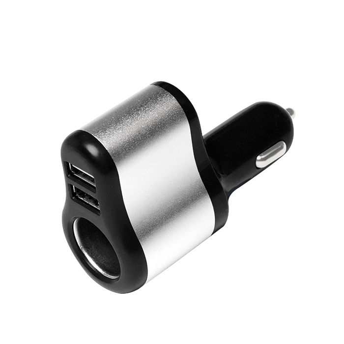 PA0131  Cargador 2 puertos USB, 15W USB-A + Otra Toma Mechero 150W  Blister LOGILINK