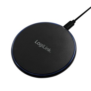 PA0178  Base de carga Inalambrica 10W con tecnologia QI Negra
