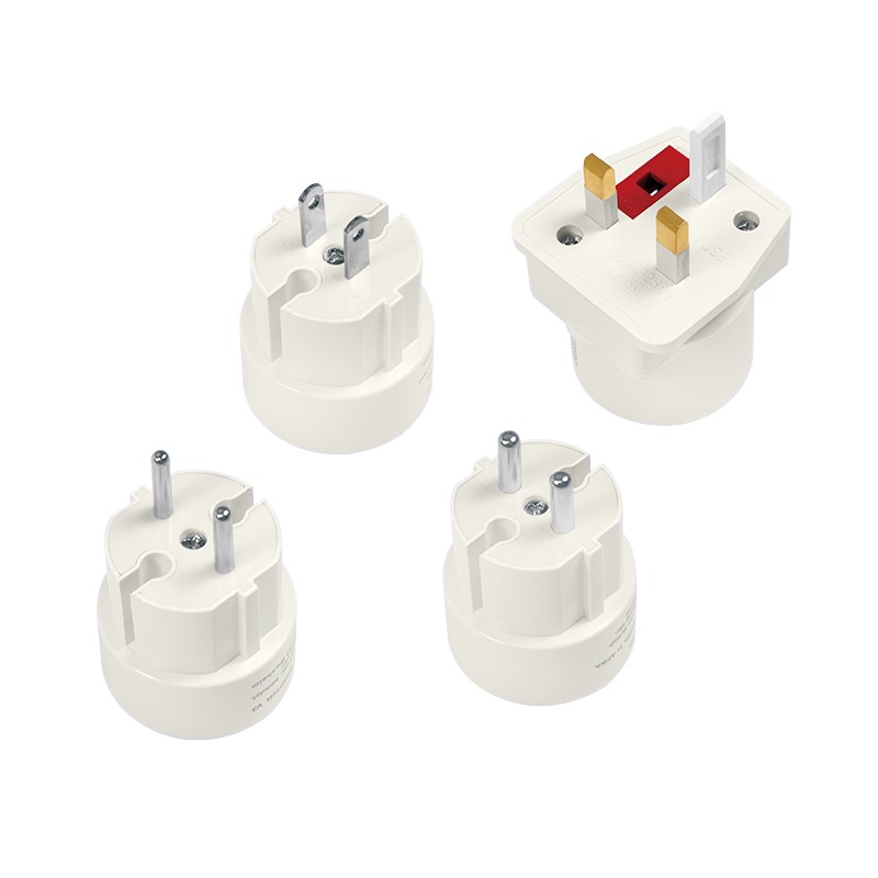 PA0186  Adaptador Universal Electrico de viaje  ( 4 adaptadores) Logilink