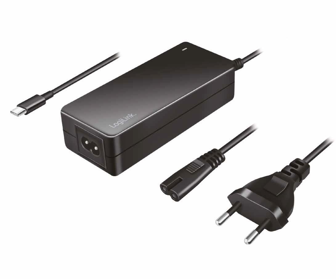 PA0313  Cargador USB-C para ordenador portátil Fuente de alimentación 100W Logilink