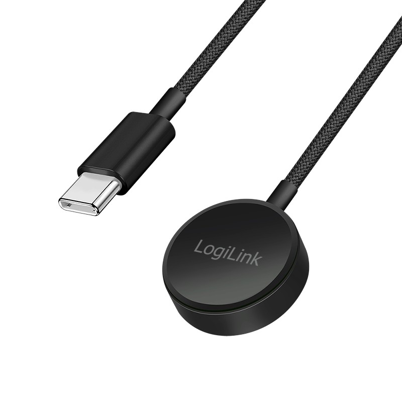 PA0381  Cable de carga Smartwatch, carga por inducci&oacute;n, Galaxy Watch 3?8/Activo 1/2/Ultra, 1 m, negro