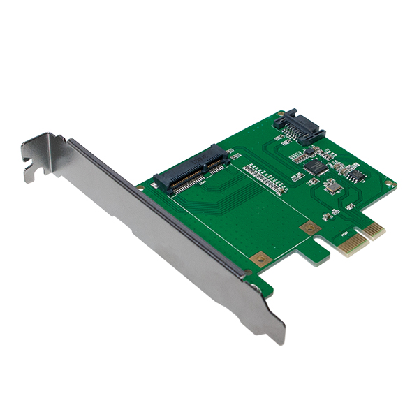 PC0077  Tarjeta  PCI Expres  2 puertos 1x mSATA SSD + 1x SATA HD Logink **Ultimas Unidades****