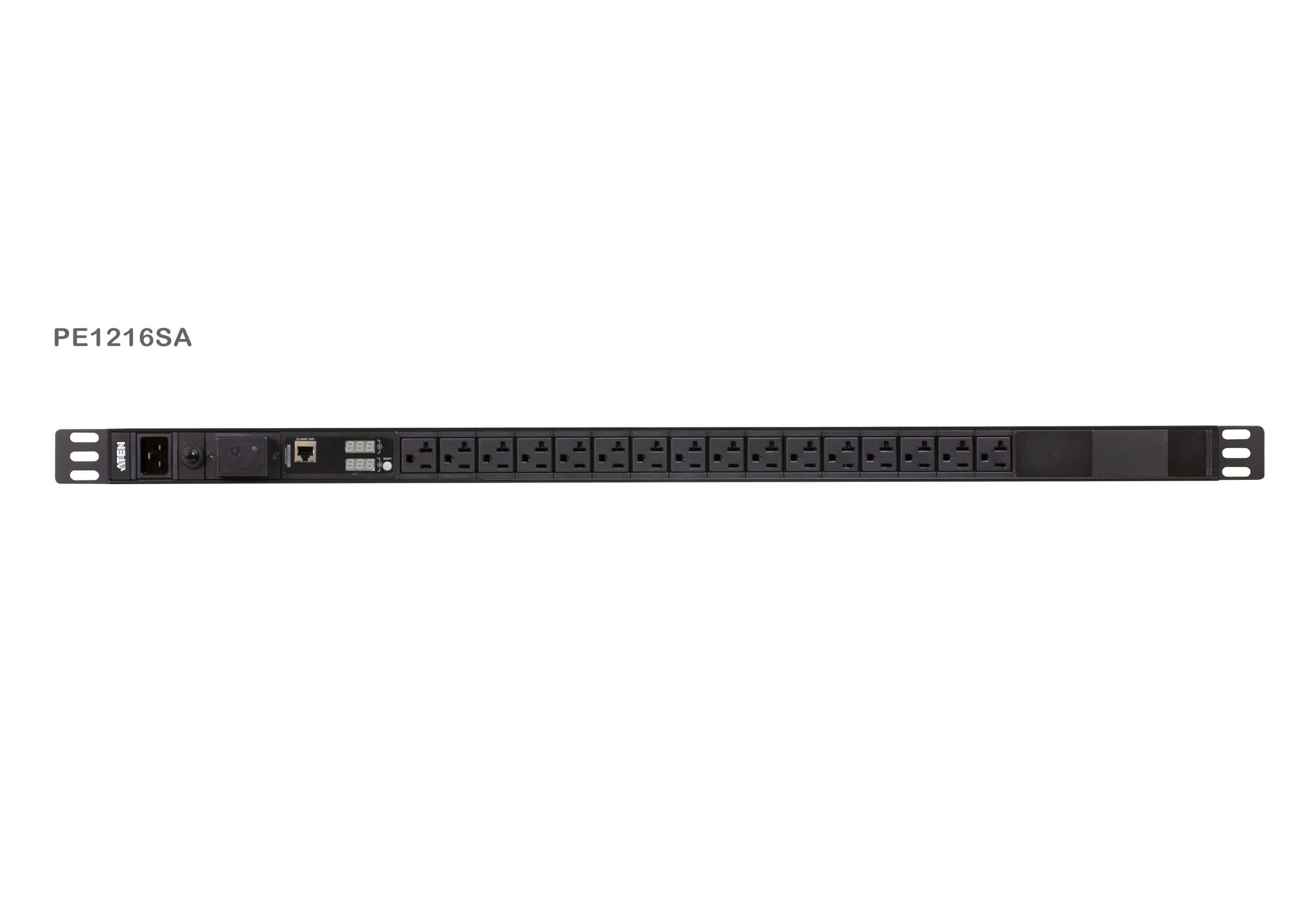 PE1216SG-AT-G  PDU básica de 0U con protección contra sobretensiones (16A) (16x C13)