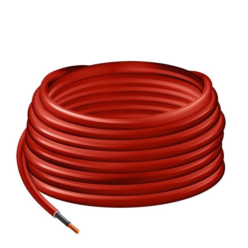 PHC0201  Cable de instalación solar, H1Z2Z2-K, 6 mm², CU, rojo, 25 m Logilink