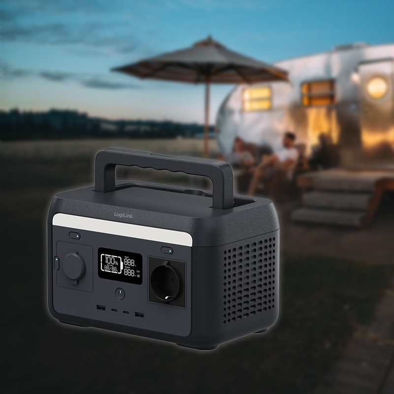 PPS0300  Estacion de Carga portatil  300W LiFePO4 battery Logilnk