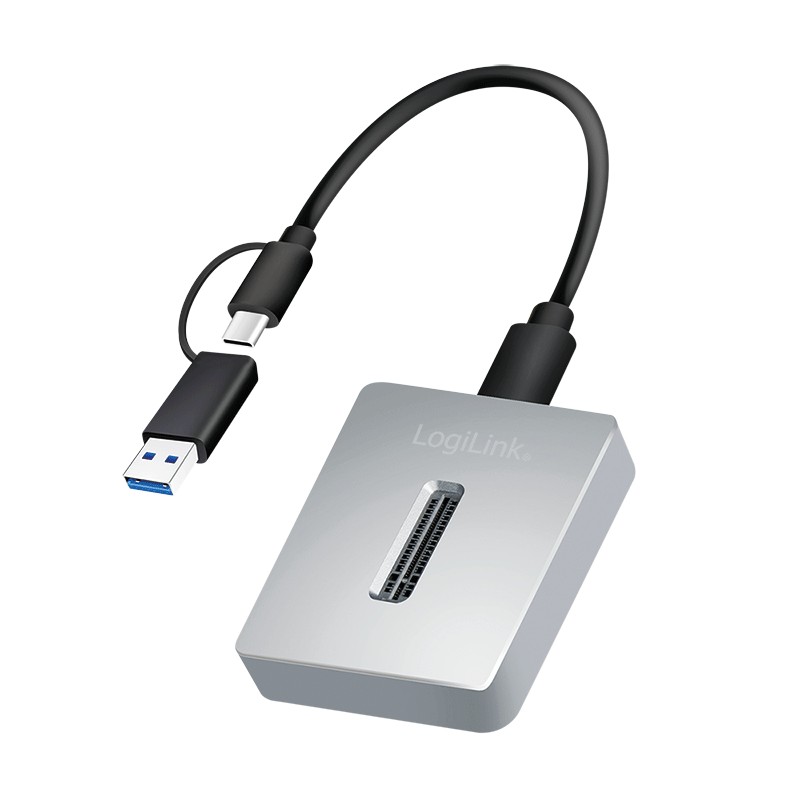QP0034  Estaci&oacute;n de Acoplamiento, 1 Puerto, USB 3.2 Gen2, 10 Gbit/s, M.2 NVMe (PCIe), Aluminio