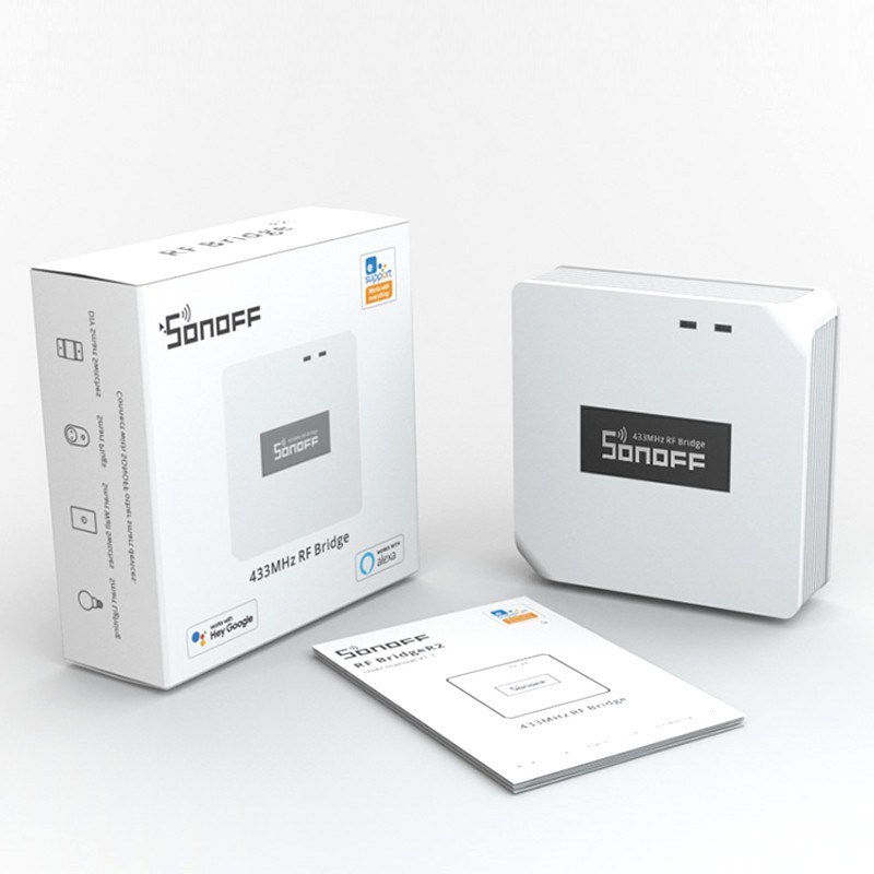 RF BRIDGER2  Sonoff Controlador Hub/Bridge RF (433MHz) <-> WiFi - Sonoff RFBridgeR2