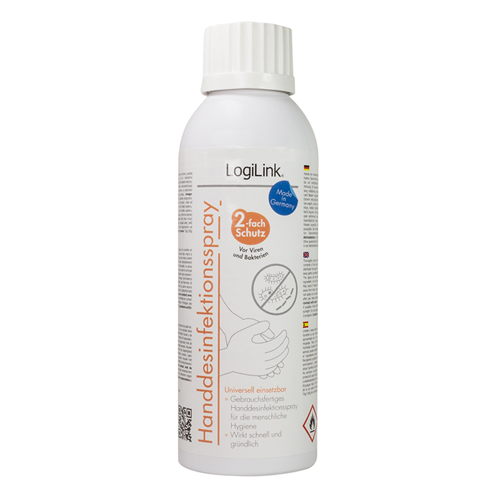 RP0019  Spray desifectante de manos 150ml Logilink ** Ultimas unidades ****