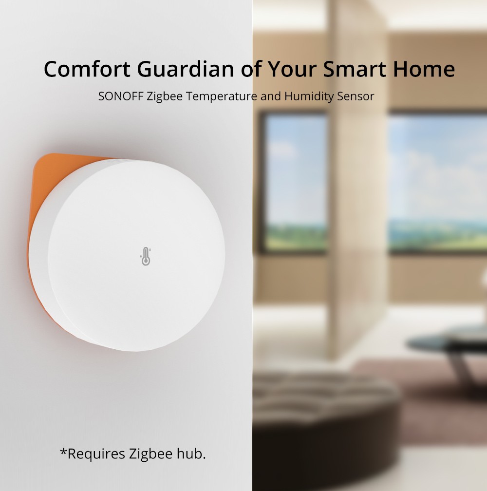SNZB-02P  SONOFF SNZB-02P Zigbee Sensor de temperatura y humedad sim hilo ZigBee - Sonoff SNZB-02P
