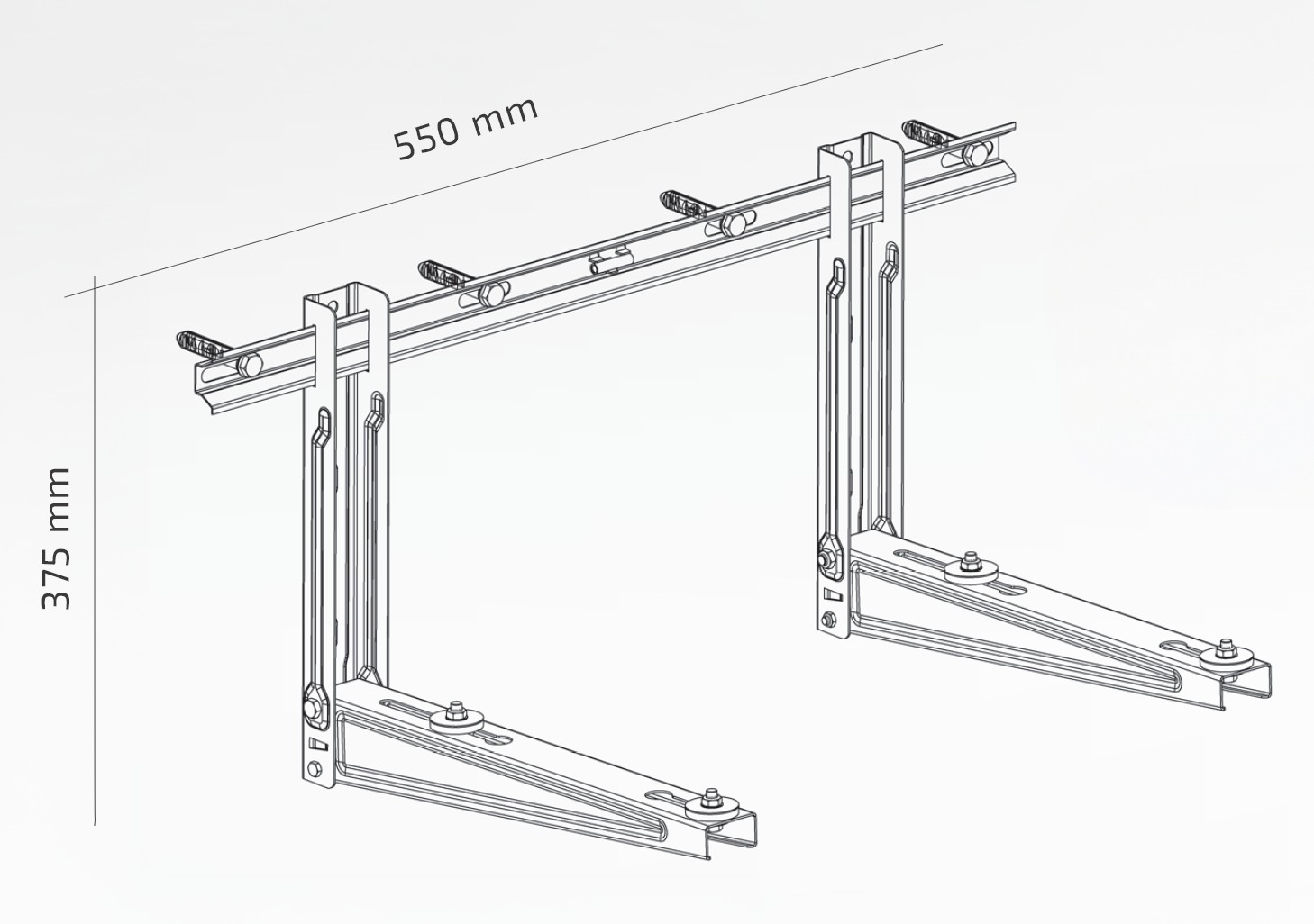 SUPSAW003  Soporte para Aire Acondicionado  Airfix Pro 550 - Soporte universal para aire acondicionado