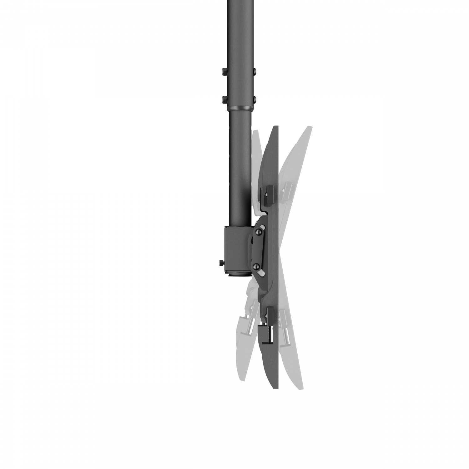 SUPSTV023  Soporte de techo para Monitor/TV 32-75", m&aacute;x. 600&nbsp;kg, 485~925 mm Negro Superior