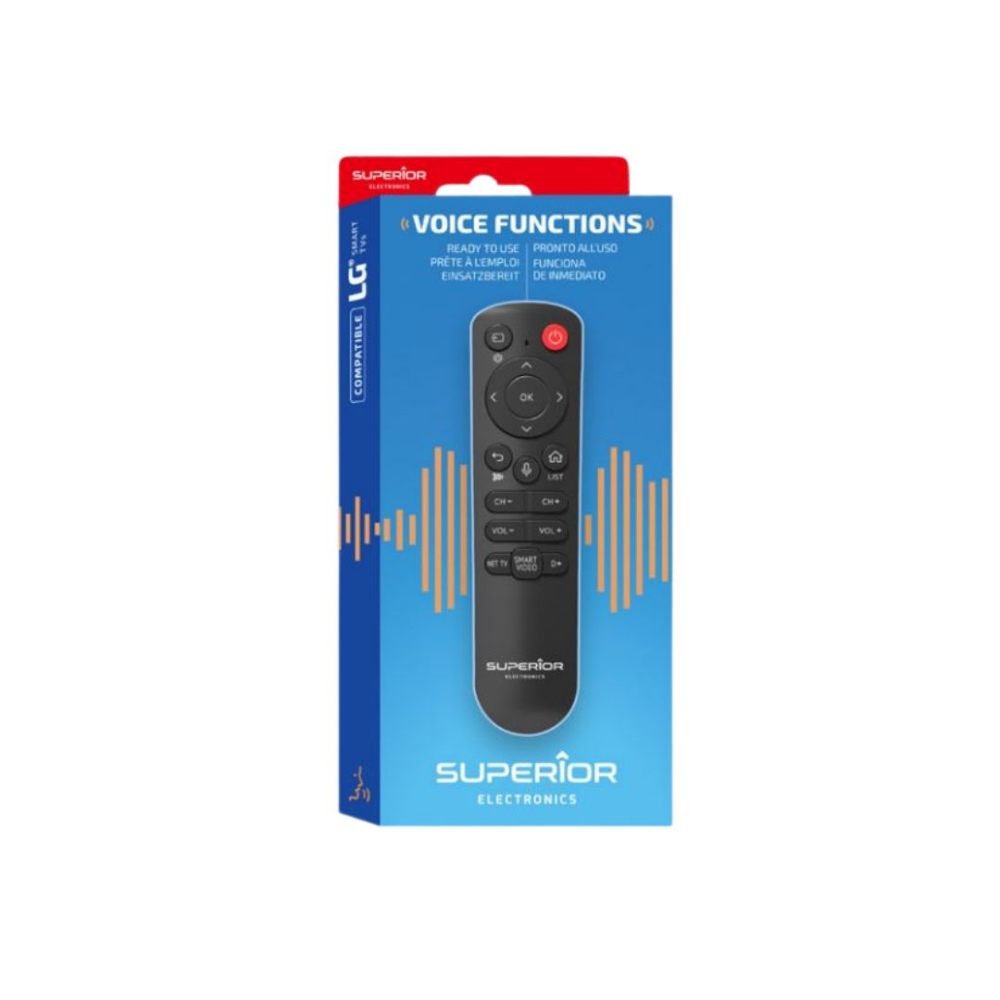 SUPTBB001  Mando para TV  LG Smart Listo para su uso Control por VOZ (microfono), Superior