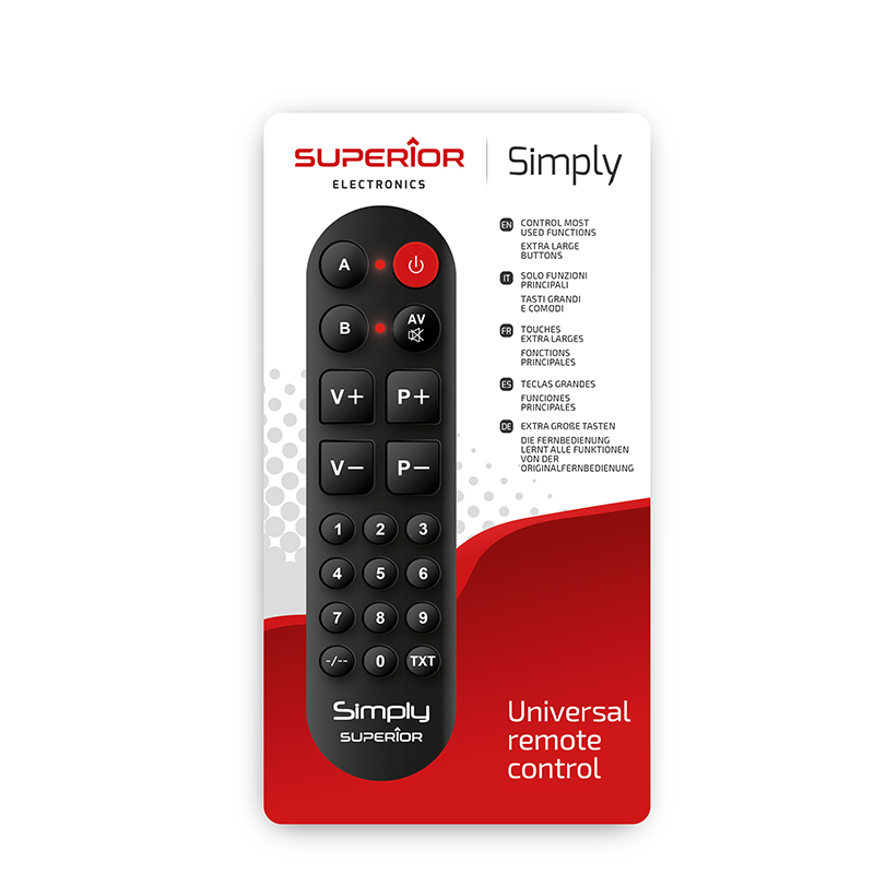 SUPTLB002  Mando TV,Simply Numerico de Superior