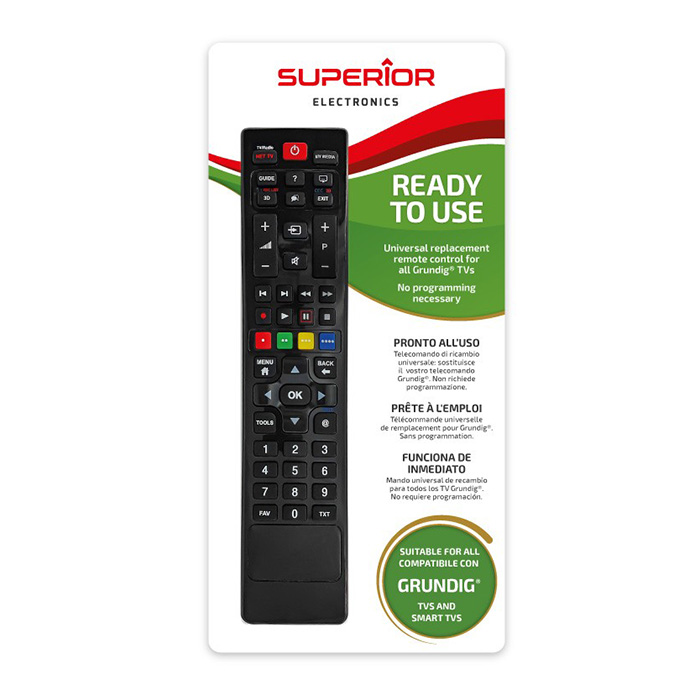 SUPTRB001  Mando para TV  Grundig Smart Superior