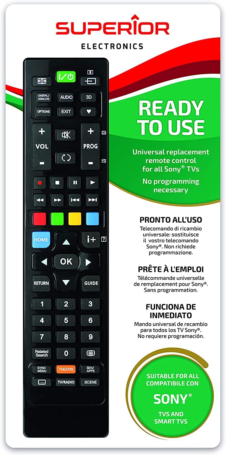 Mando a distancia universal para TV SONY. Superior