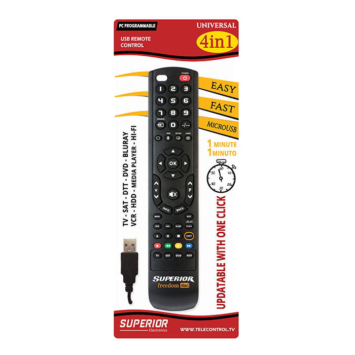 SUPTUB003  Mando Freedom Micro-USB 4x1 Superior Universal