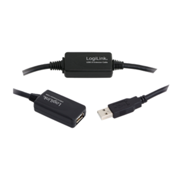 UA0147  Amplificador USB de  25m USB 2.0 Activo MH LogiLink