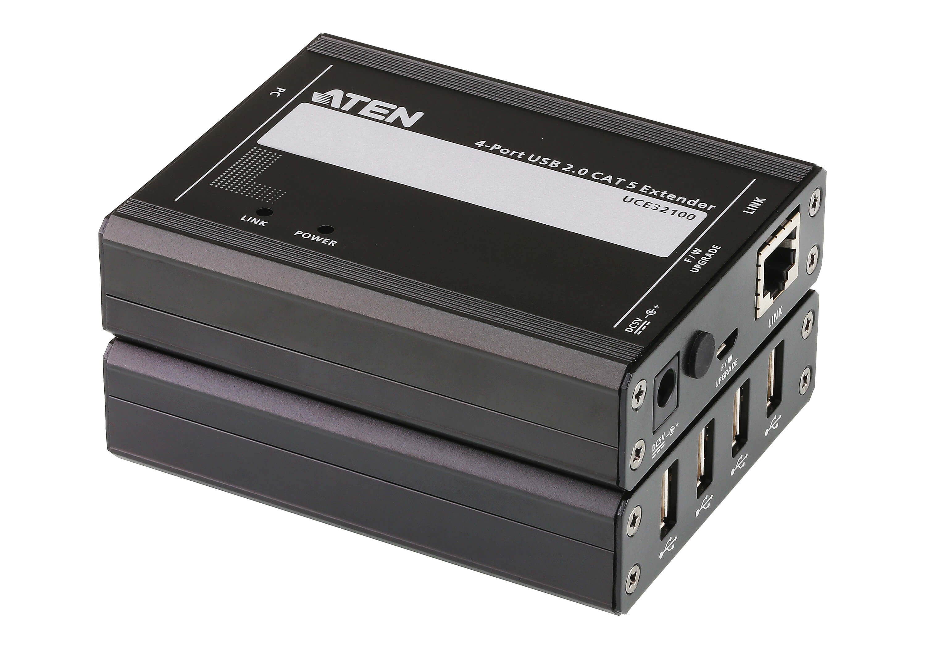 UCE32100  Extensor USB 2.0 por Cat 6 con hub de cuatro puertos (hasta 100 m)