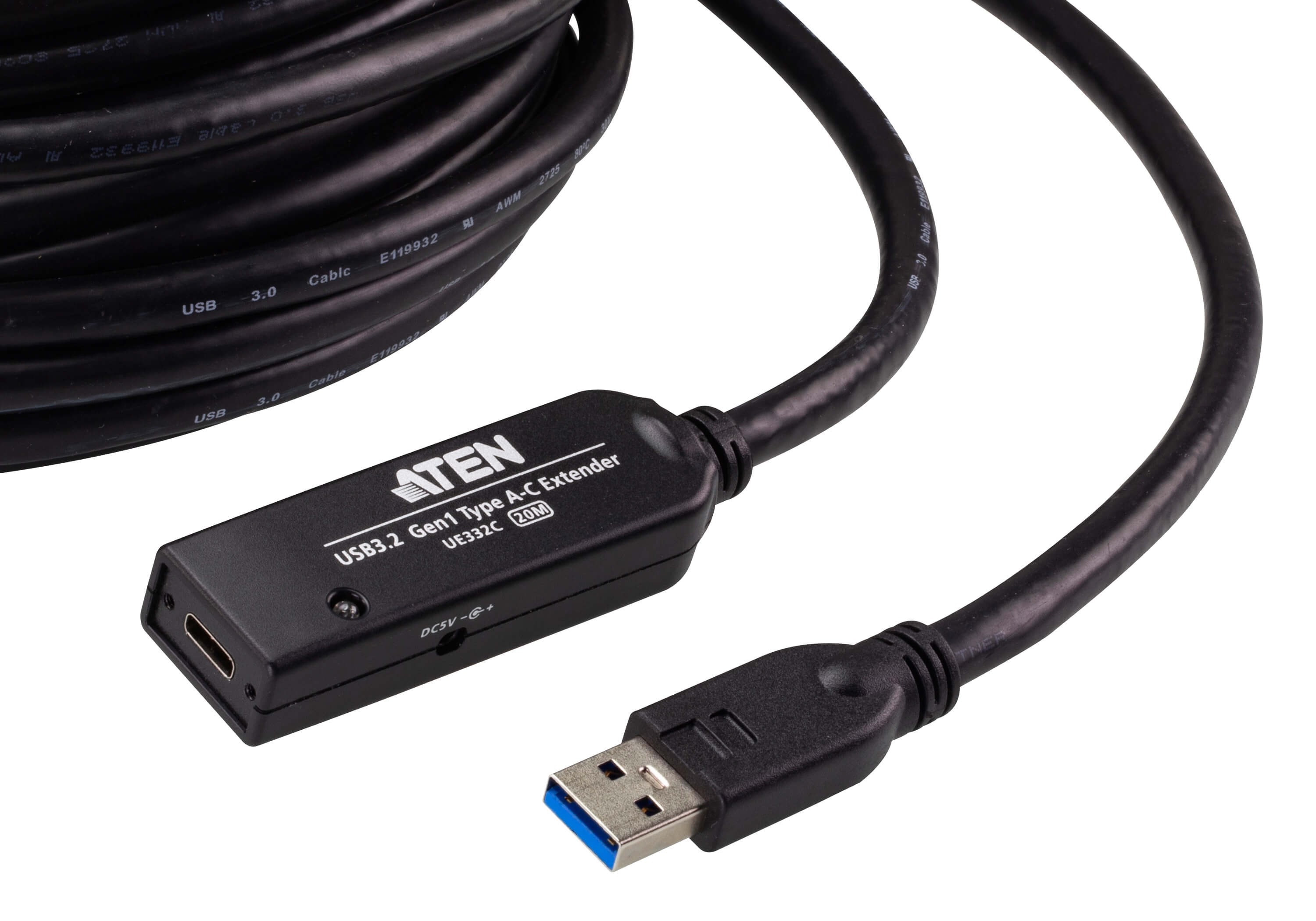 CABLE ALARGADOR EXTENSOR USB A Version 3.0 Macho-Hembra AMPLIFICADO 25