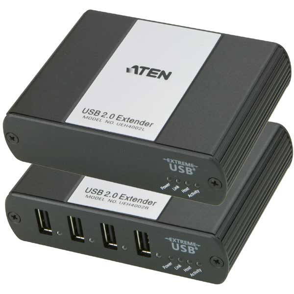 UEH4002A  4-Port USB 2.0 Cat 5 Extender (up to 100m)