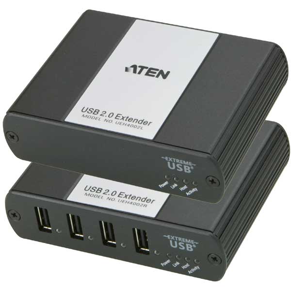 UEH4002A  Extensor USB 2.0 por Cat 5 de 4 puertos (hasta 100 m)
