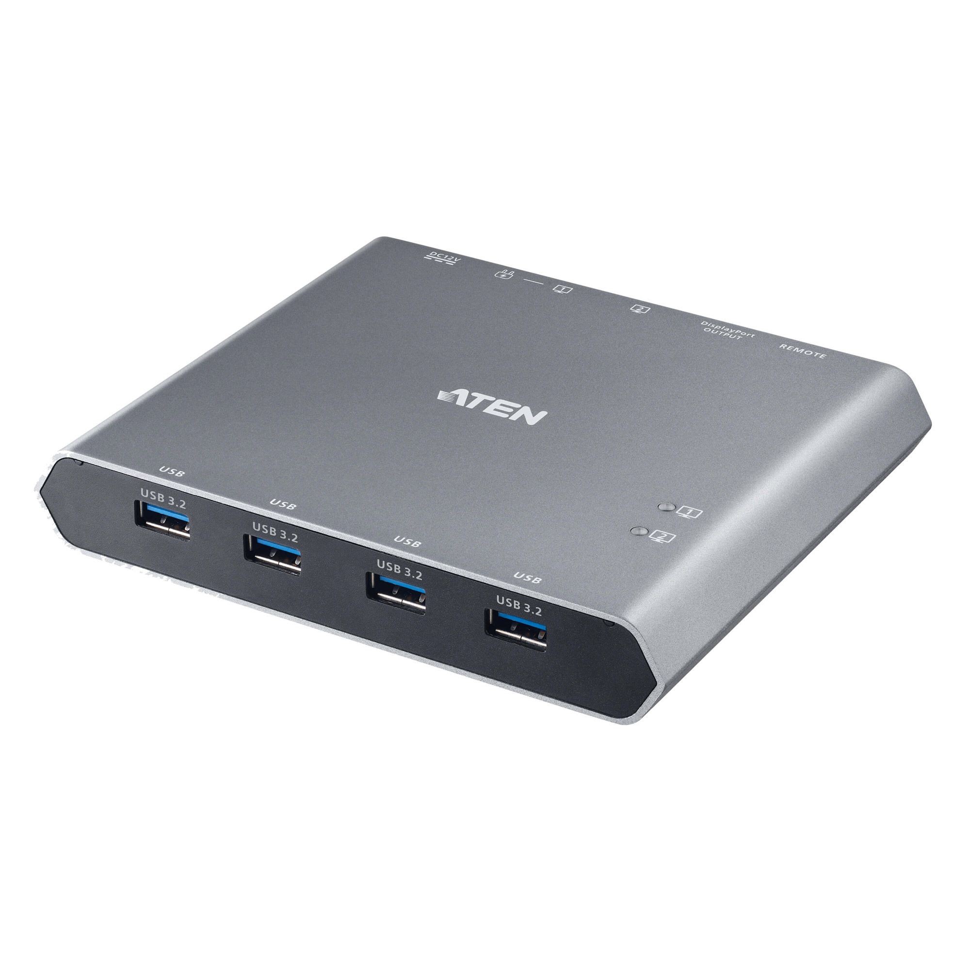 US3311  Conmutador KVM 4K DisplayPort USB-C de 2 puertos con paso de alimentación | Duo Flex (8K, USB 3.2 / 4.0, comp. con Thunderbolt 4