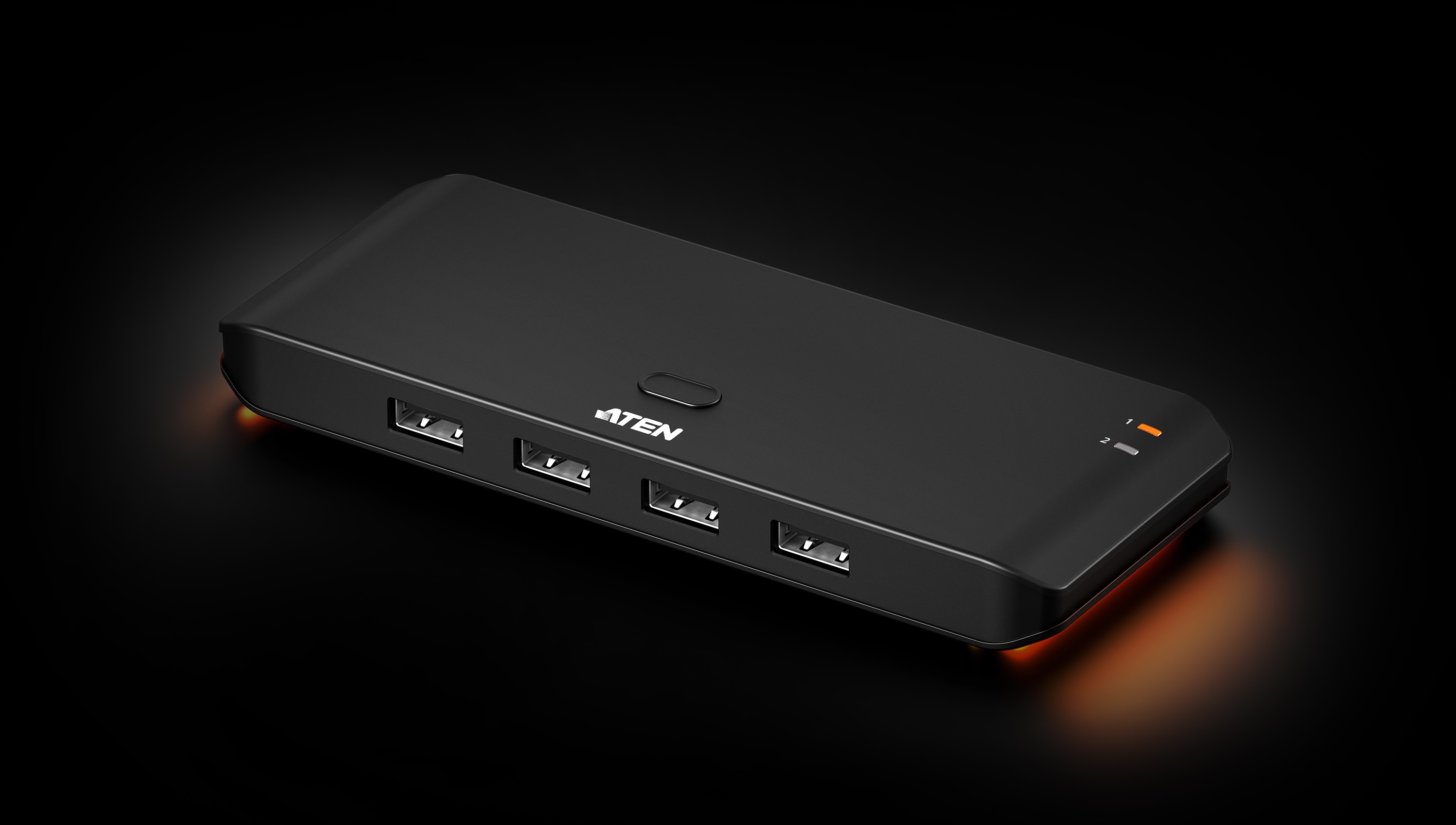 US4224  Switch de perif&eacute;ricos USB 2.0 de 2 x 4 puertos ATEN US4224 essentials