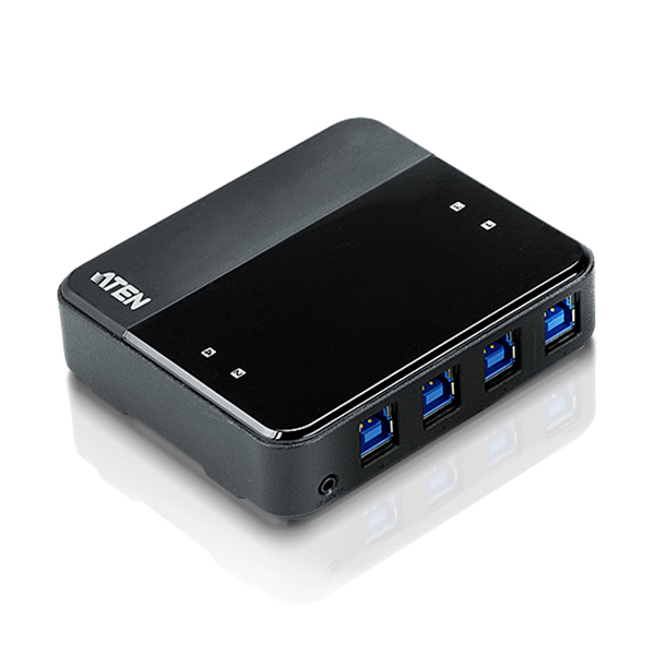 US434  Switch de periféricos USB 3.2 Gen1 de 4 x 4 puertos