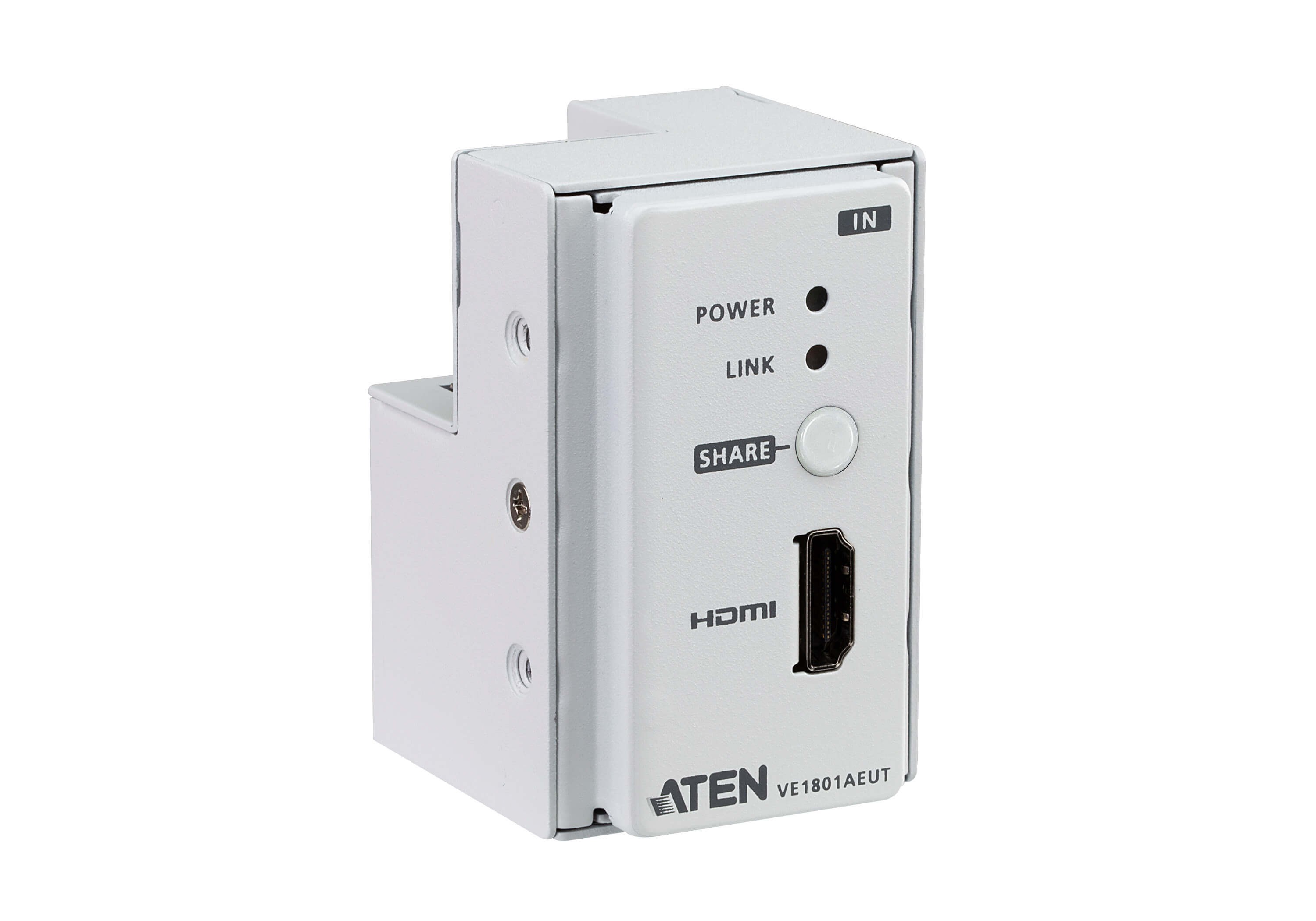 VE1801AEUT  Transmisor encastrable HDMI HDBaseT-Lite con embellecedor / PoH (PoH PD)