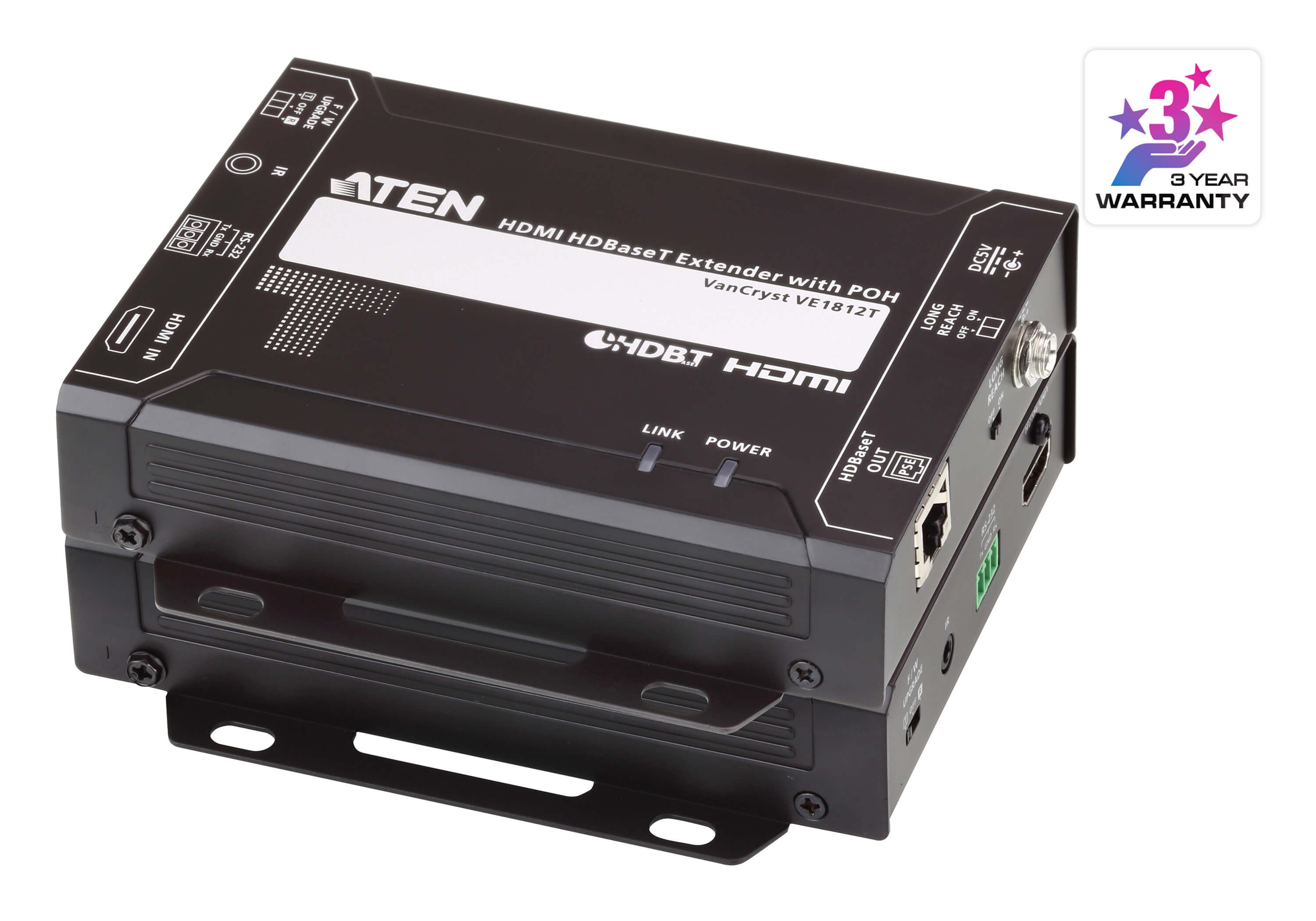 VE1812  Extender HDMI HDBaseT 100 metros con PoH (4K a 100 m) (HDBaseT Class A) ATEN