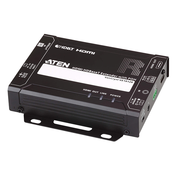 VE1812R  Receptor HDMI HDBaseT 100 metros con POH (4K a 100 m) (HDBaseT Class A) (PoH PD) ATEN