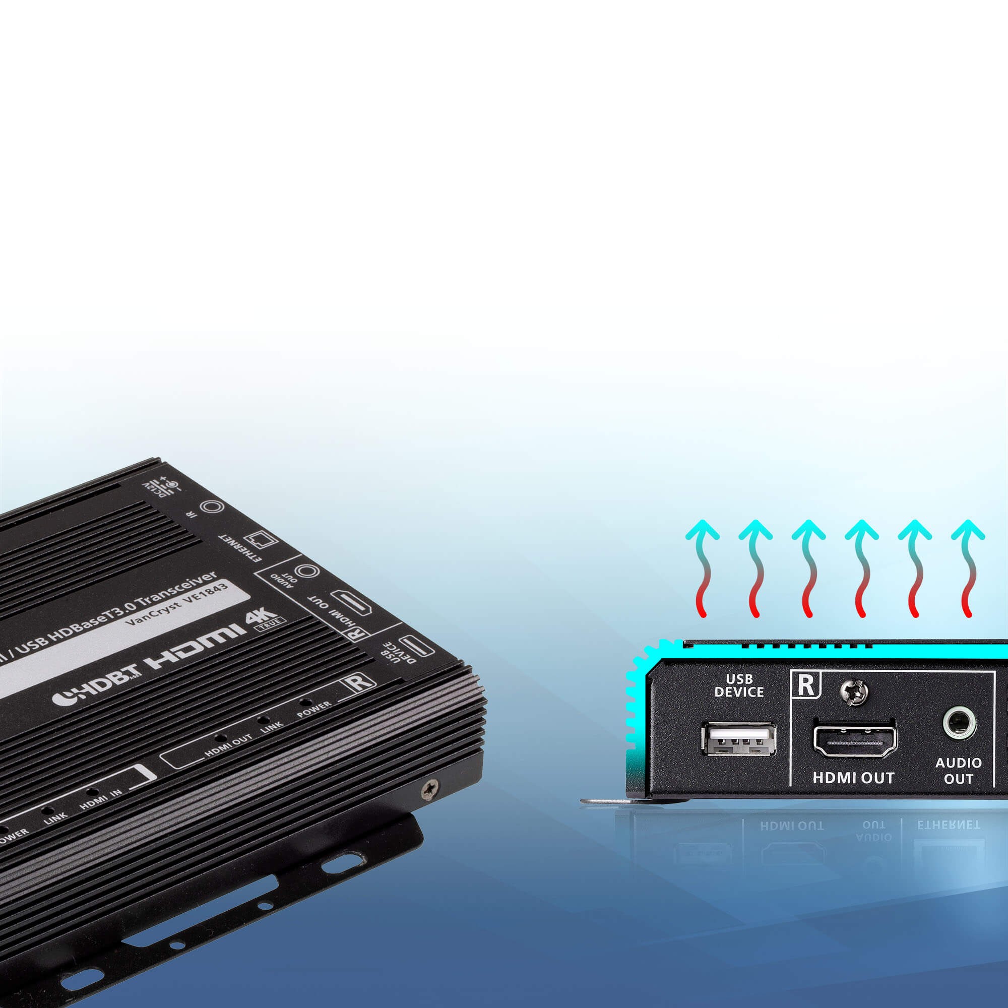 VE1843-AT-G  Transceptor HDMI True 4K / USB HDBaseT 3.0