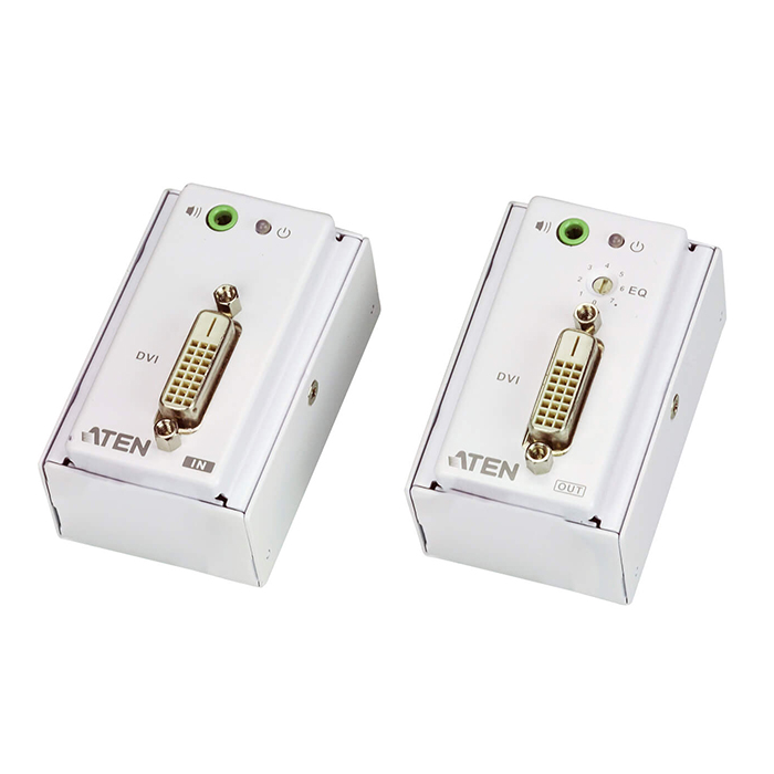 VE607  Extensor encastrable DVI/Audio sobre Cat 5 con embellecedor (1920 x 1200 a 40 m)