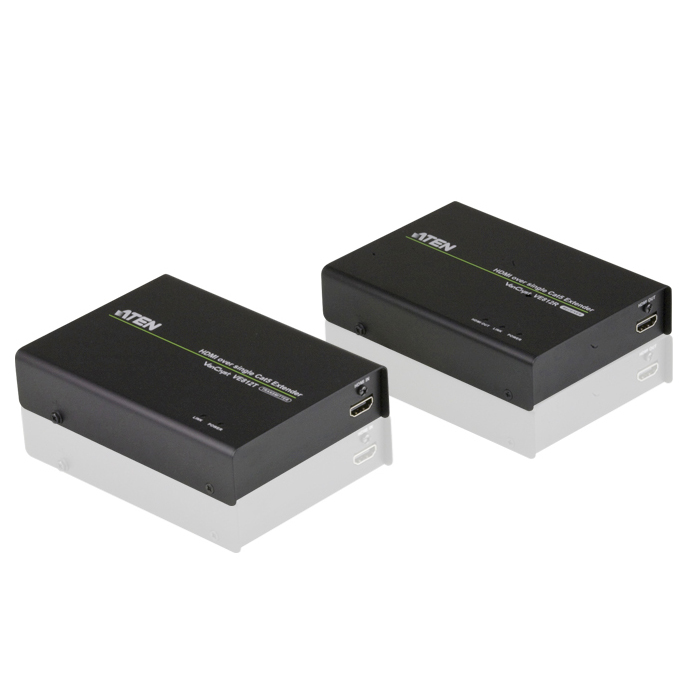 VE812  Kit Extender HDMI HDBaseT 100 metros  (4K a 100 m) (HDBaseT Clase A) formato compacto ATEN