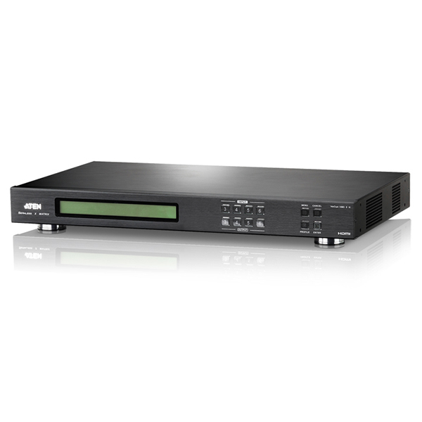 VM5404H  Matrix Switch HDMI  4x4 con escalador, compatible con videowall