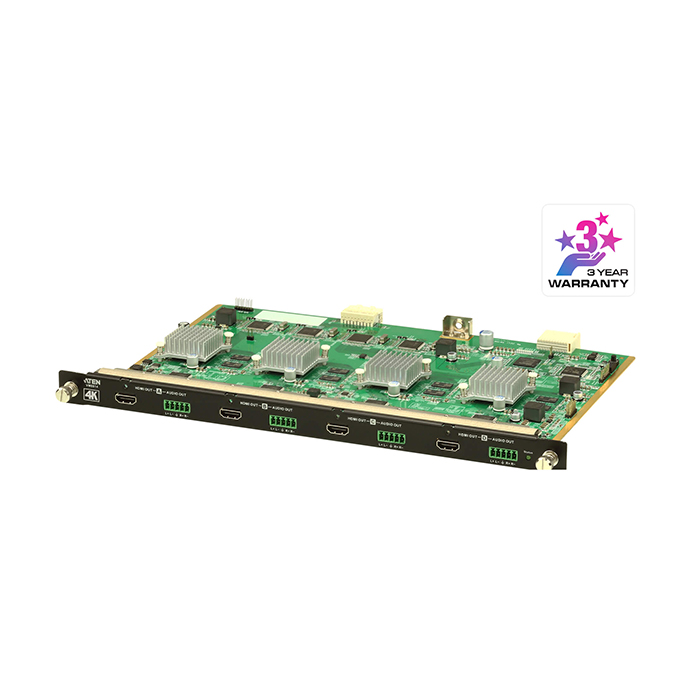 VM8814  Tarjeta de salida HDMI 4K de 4 puertos con escalador