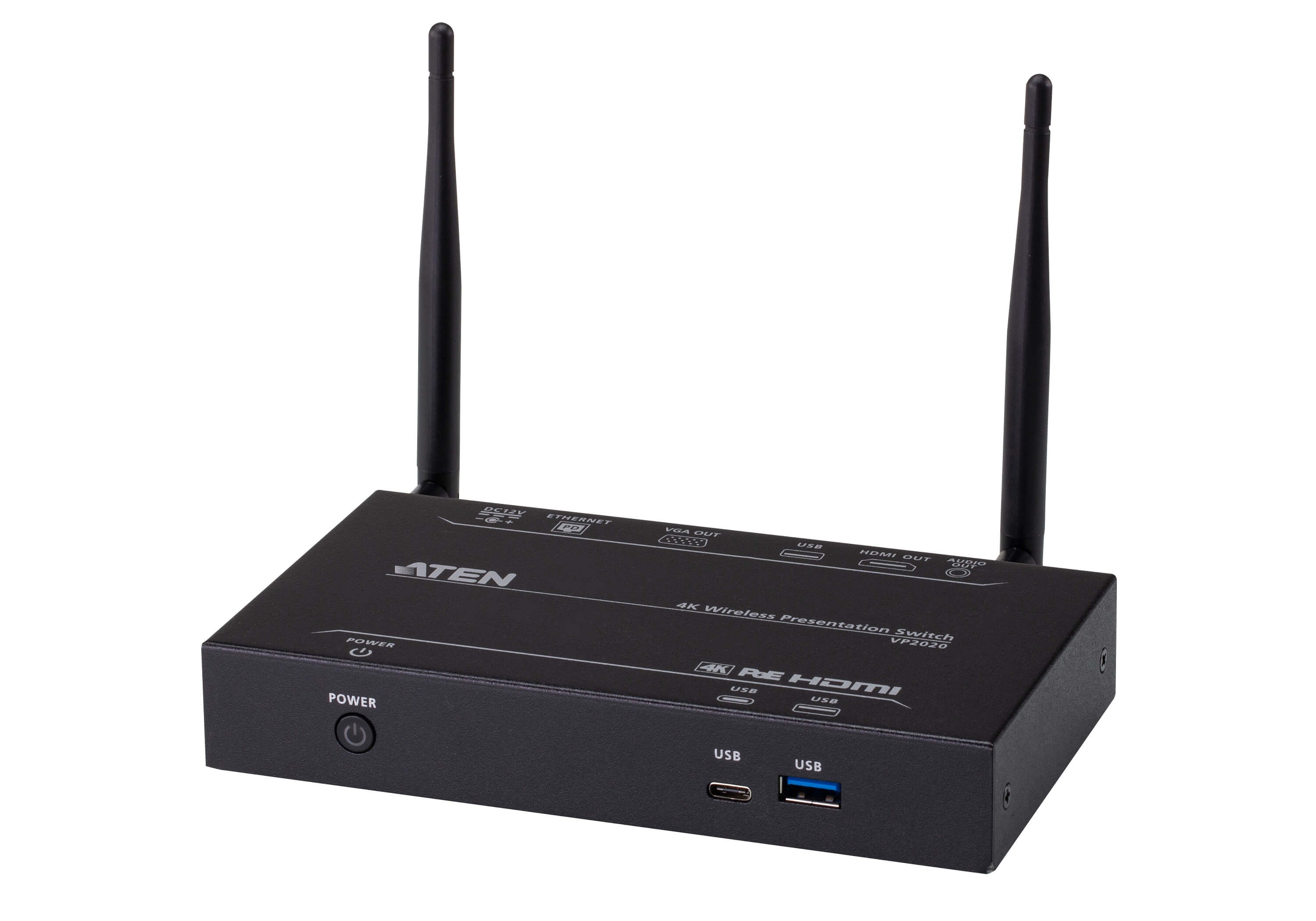 VP2021  Switch de presentaciones 4K inalámbrico con Quad View ATEN