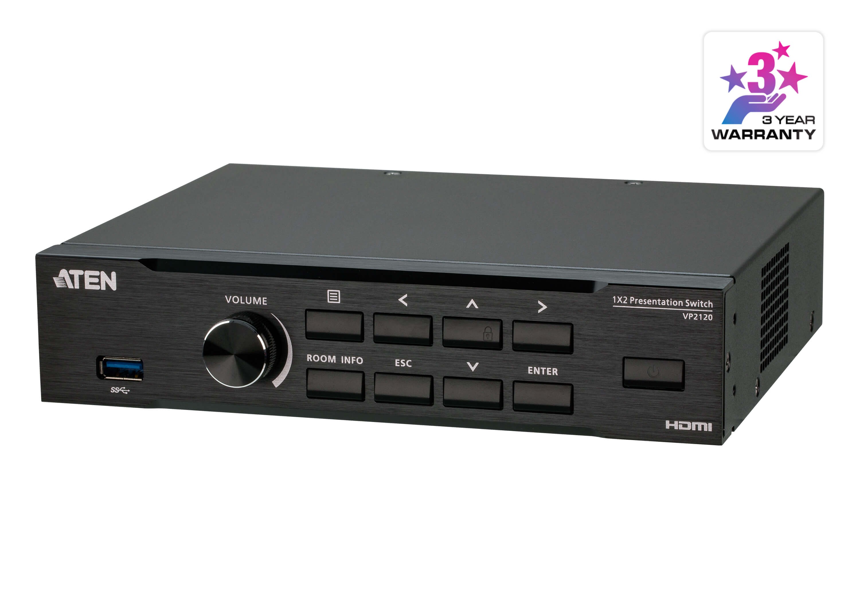 VP2120  Switch de presentación quadview con multistreaming de ATEN