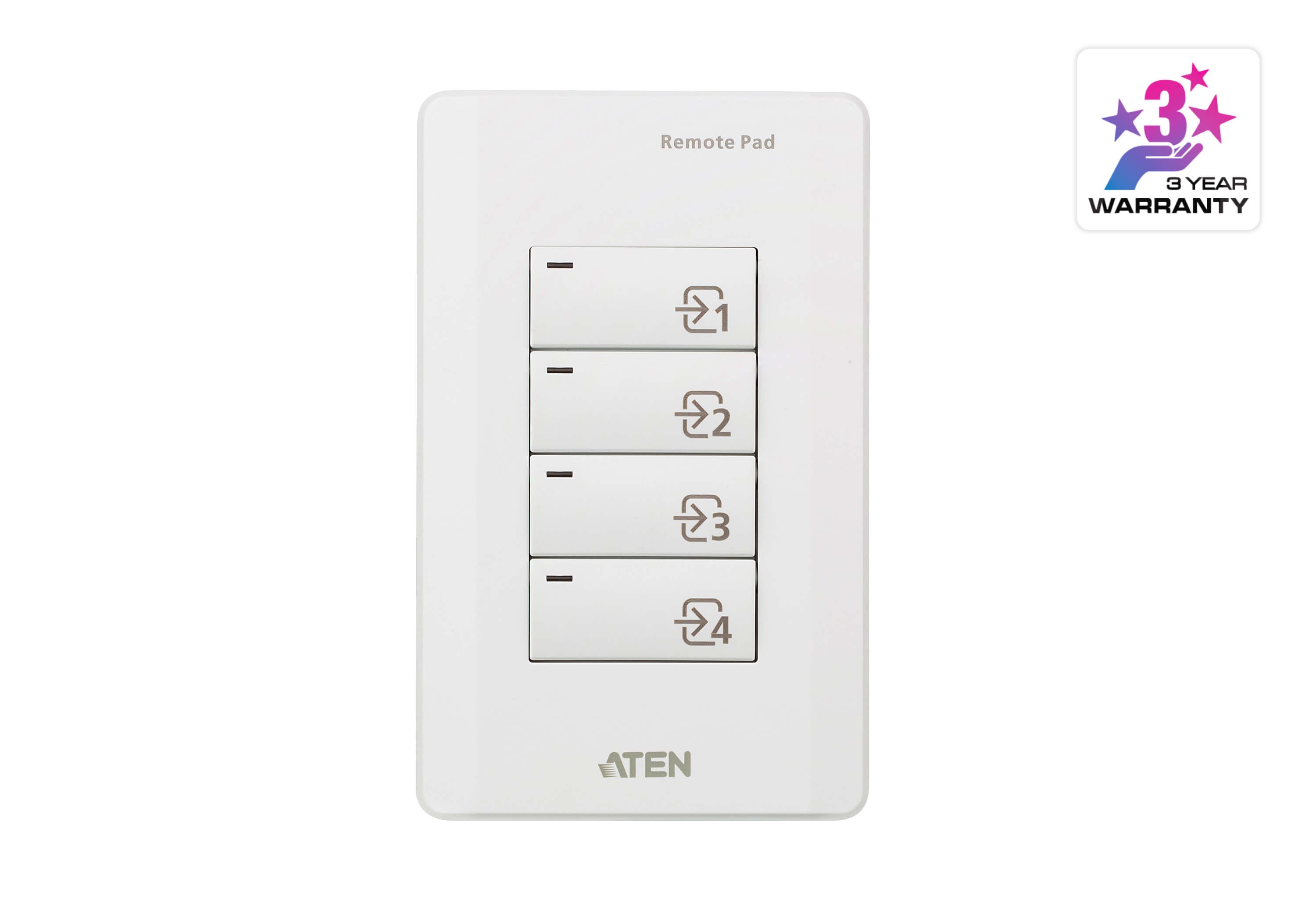 VPK104  Botonera de 4 botones por cierre de contacto solo par VP1420 y VP1421 de ATEN